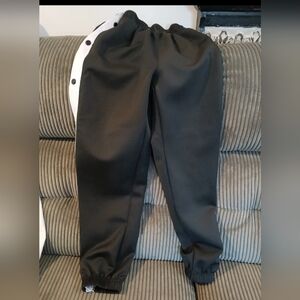 Men Small Basketball Black Paints With Snaps All Down Both Side Of Legs